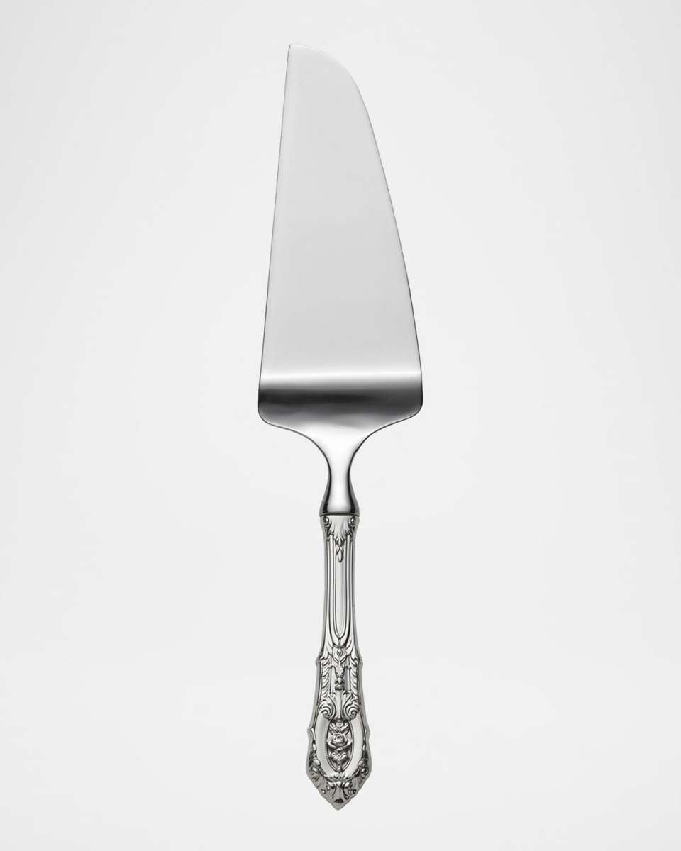 Rose Point Pie Server, Hollow Handle